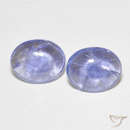 5.78ctw Naturel Bleu violacé léger Tanzanite, ovale, Transparent