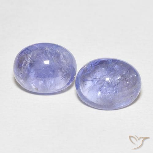 6.45ctw Naturel Bleu violacé léger Tanzanite, ovale, Transparent