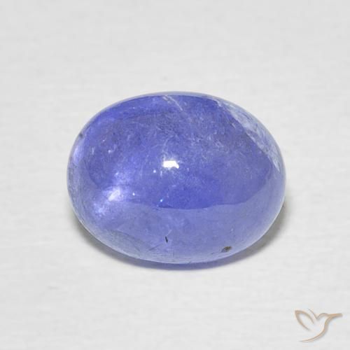 2.49ct Naturel Bleu violet intense Tanzanite, ovale, Translucide