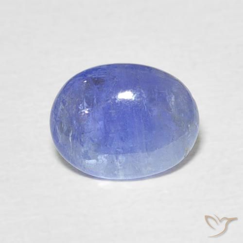 1.69ct Naturel Bleu intense Tanzanite, ovale, Translucide