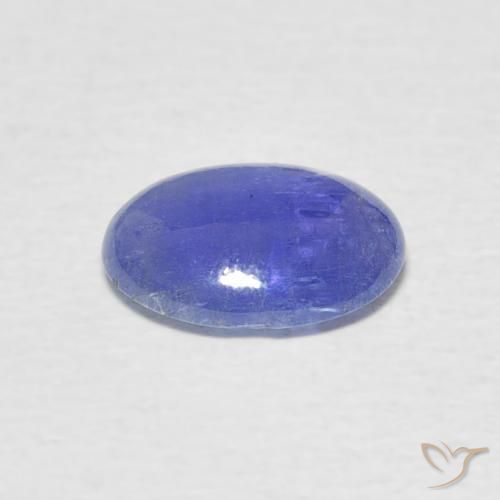 Tanzanite Bleu intense naturelle ovale, 1.69 ct, Translucide