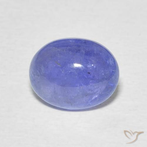Tanzanite Bleu violet intense naturelle ovale, 2.60 ct, Translucide