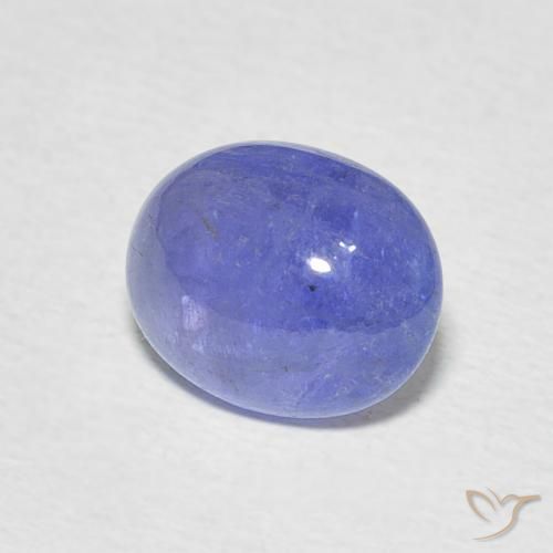 Tanzanite Bleu violet intense naturelle ovale, 2.60 ct, Translucide