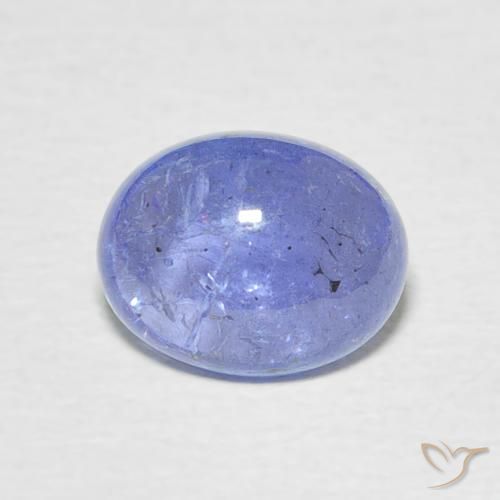 Tanzanite Bleu violet intense naturelle ovale, 2.56 ct, Transparent