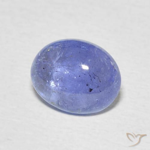 Tanzanite Bleu violet intense naturelle ovale, 2.56 ct, Transparent