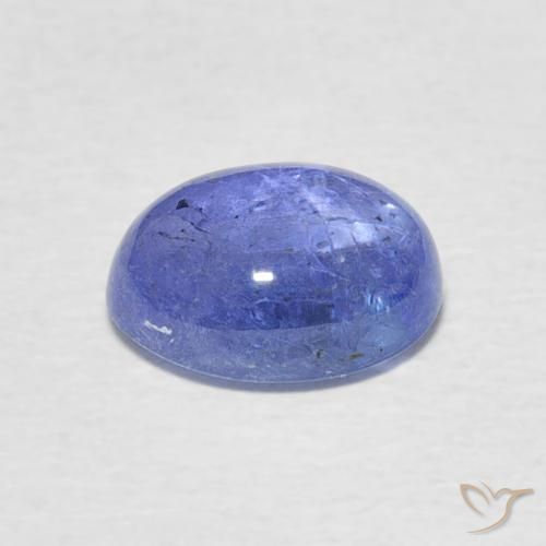 Tanzanite Bleu violet intense naturelle ovale, 2.56 ct, Transparent