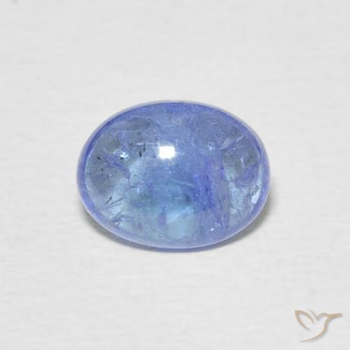 1.46ct Naturel Bleu violet clair Tanzanite, ovale, Transparent