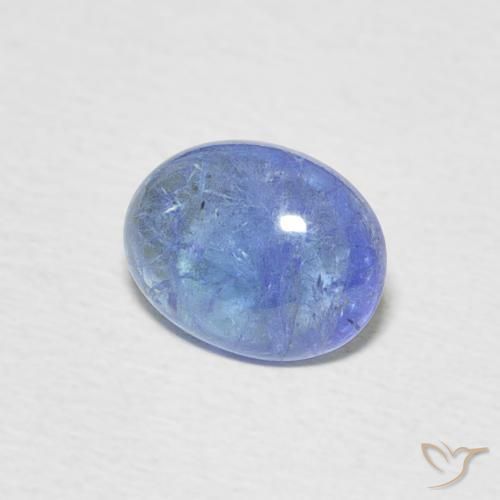 Tanzanite Bleu violet clair naturelle ovale, 1.46 ct, Transparent