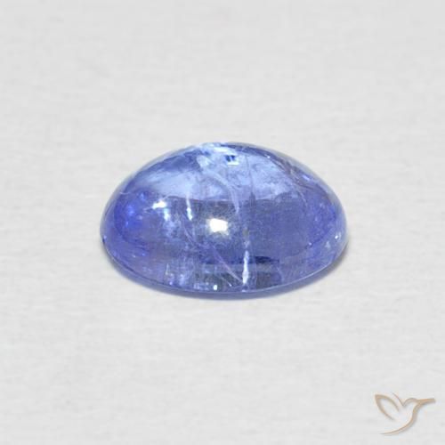 Tanzanite Bleu clair naturelle ovale, 1.65 ct, Transparent