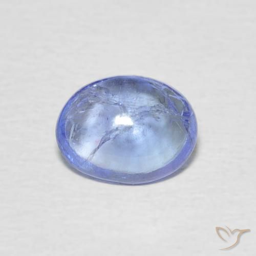 Tanzanite Bleu violacé léger naturelle ovale, 1.39 ct, Transparent