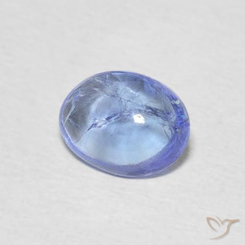 Tanzanite Bleu violacé léger naturelle ovale, 1.39 ct, Transparent