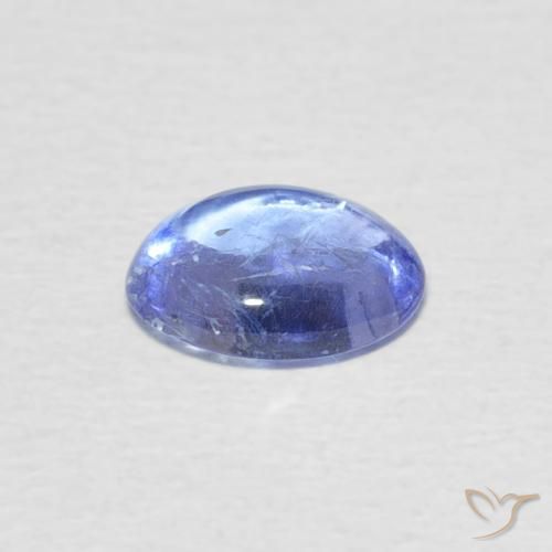Tanzanite Bleu violacé léger naturelle ovale, 1.39 ct, Transparent