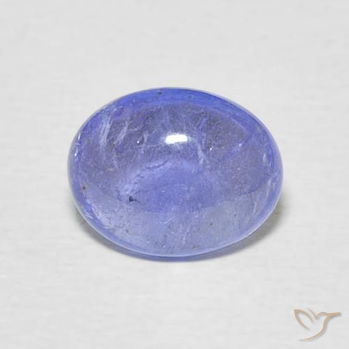 Tanzanite Bleu violet intense naturelle ovale, 2.09 ct, Transparent