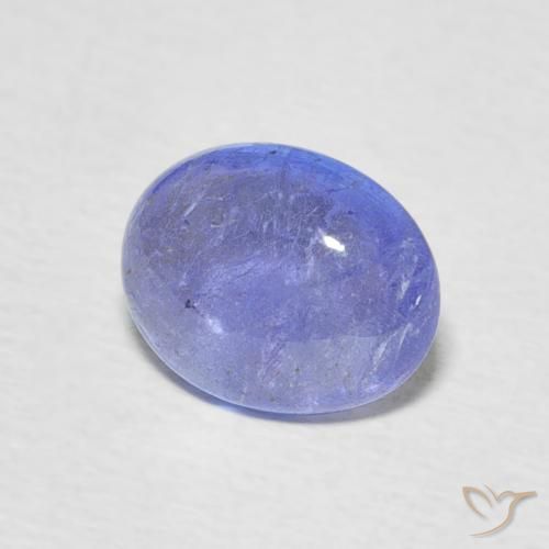 Tanzanite Bleu violet intense naturelle ovale, 2.09 ct, Transparent