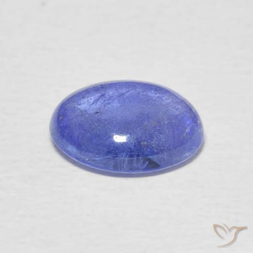 Tanzanite Bleu violet intense naturelle ovale, 2.09 ct, Transparent