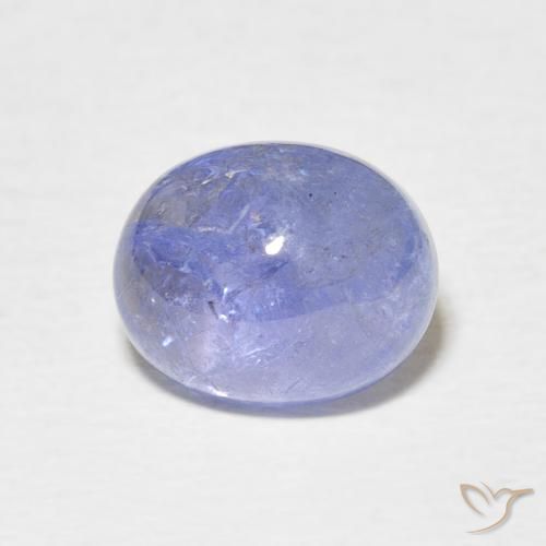 4.13ct Naturel Violet Bleu Tanzanite, ovale, Translucide