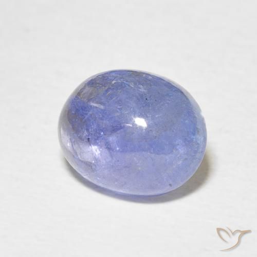 Tanzanite Violet Bleu naturelle ovale, 4.13 ct, Translucide