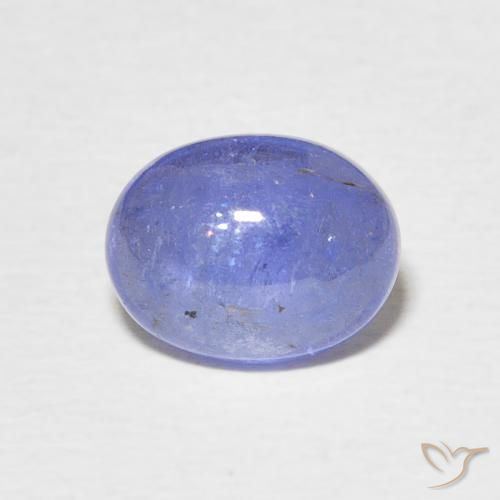 2.30ct Naturel Violet Bleu Tanzanite, ovale, Transparent