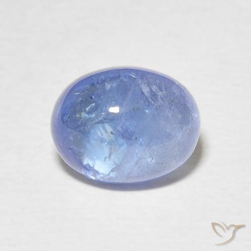 Tanzanite Bleu clair naturelle ovale, 2.97 ct, Transparent