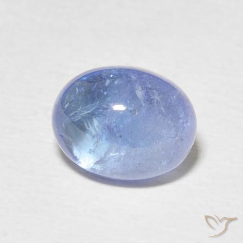 Tanzanite Bleu clair naturelle ovale, 2.97 ct, Transparent