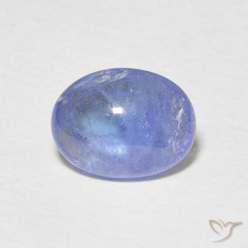 Tanzanite Bleu clair naturelle ovale, 1.88 ct, Transparent