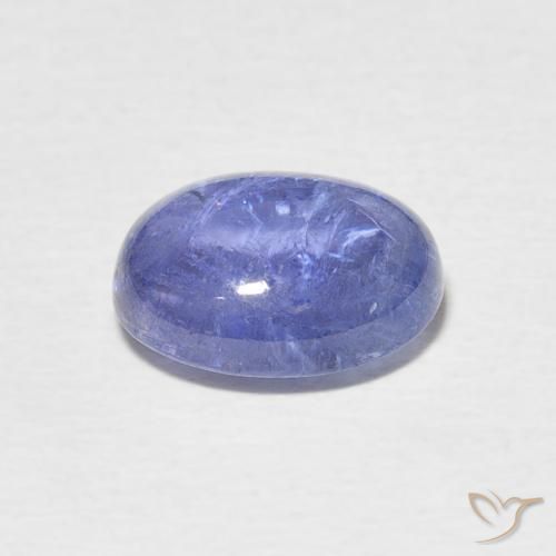 Tanzanite Bleu intense naturelle ovale, 3.61 ct, Transparent