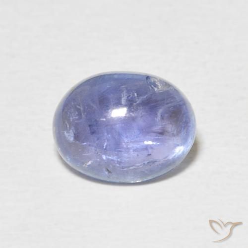 2.35ct Naturel Bleu violet clair Tanzanite, ovale, Transparent