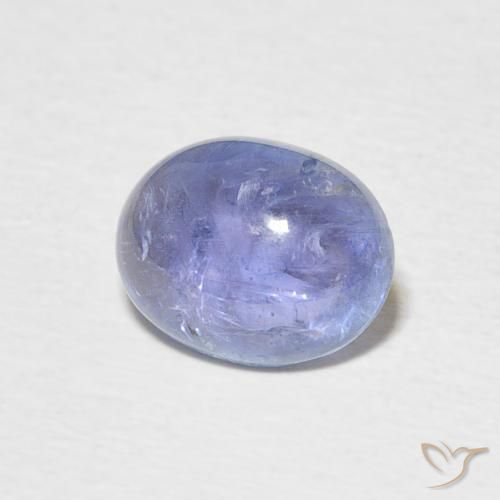 Tanzanite Bleu violet clair naturelle ovale, 2.35 ct, Transparent