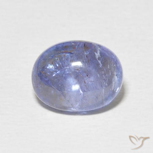Tanzanite Bleu clair naturelle ovale, 3.80 ct, Transparent