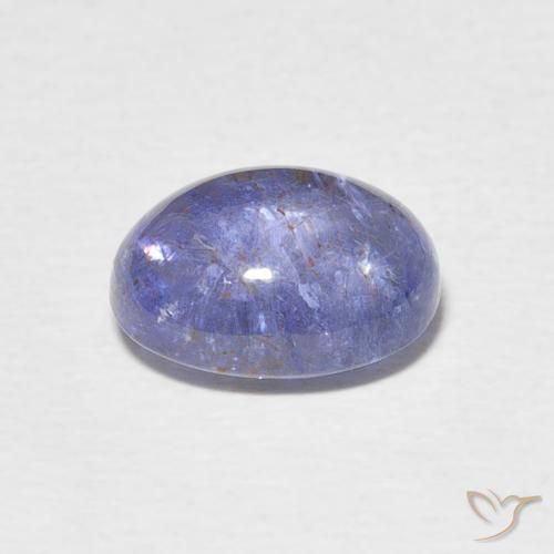 Tanzanite Bleu clair naturelle ovale, 3.80 ct, Transparent