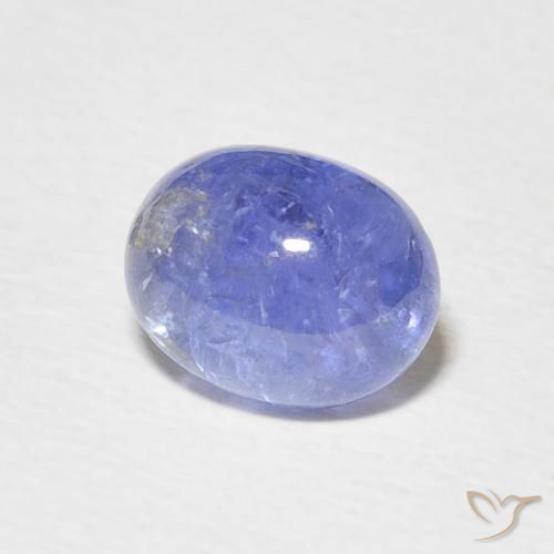 Tanzanite Bleu foncé naturelle ovale, 2.84 ct, Transparent