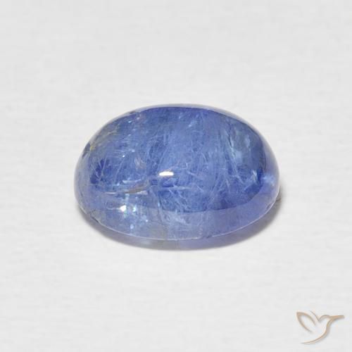Tanzanite Bleu foncé naturelle ovale, 2.84 ct, Transparent