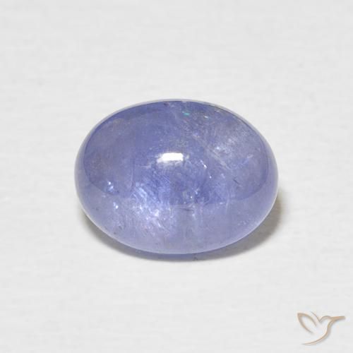 2.36ct Naturel Bleu pourpre électrique Tanzanite, ovale, Transparent