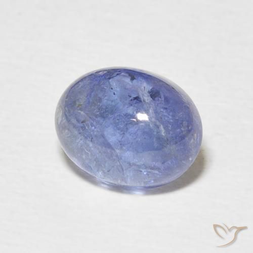 Tanzanite Bleu foncé naturelle ovale, 3.14 ct, Transparent