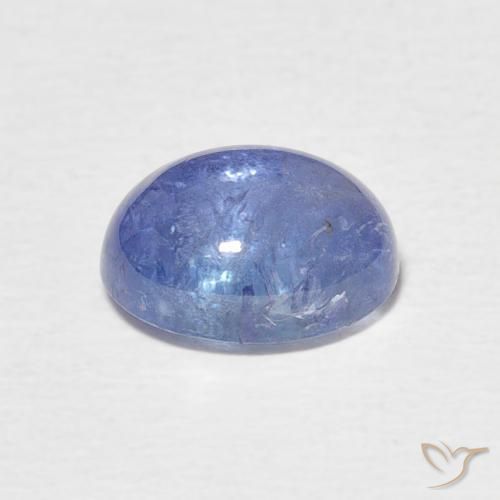 Tanzanite Bleu foncé naturelle ovale, 2.84 ct, Transparent