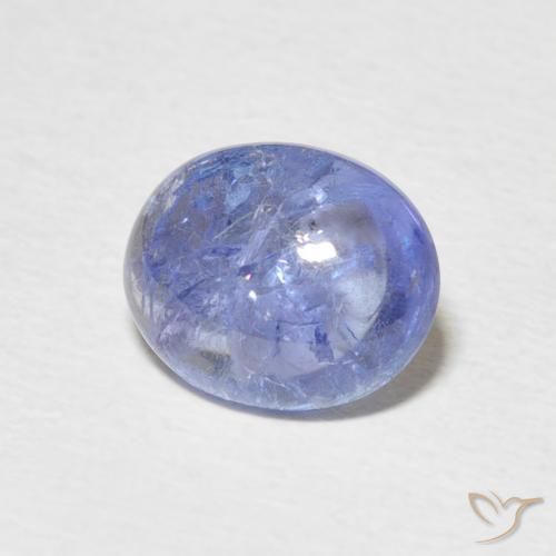Tanzanite Bleu pourpre électrique naturelle ovale, 3.25 ct, Transparent