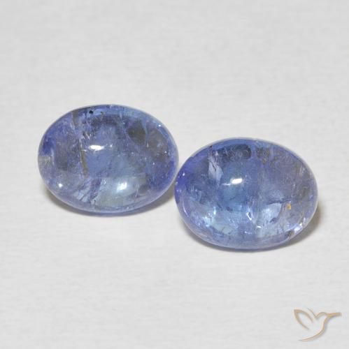 4.48ctw Naturel Bleu violacé léger Tanzanite, ovale, Transparent