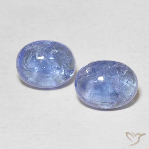 4.77ctw Naturel Bleu clair Tanzanite, ovale, Transparent