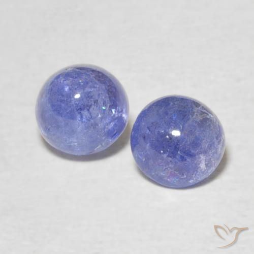 1.24ctw Naturel Bleu violet intense Tanzanite, Tour, Transparent