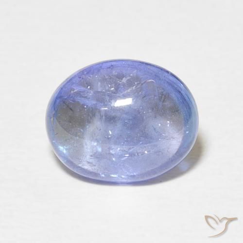 Tanzanite Bleu clair naturelle ovale, 3.17 ct, Transparent