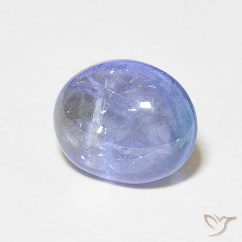 Tanzanite Bleu clair naturelle ovale, 3.17 ct, Transparent