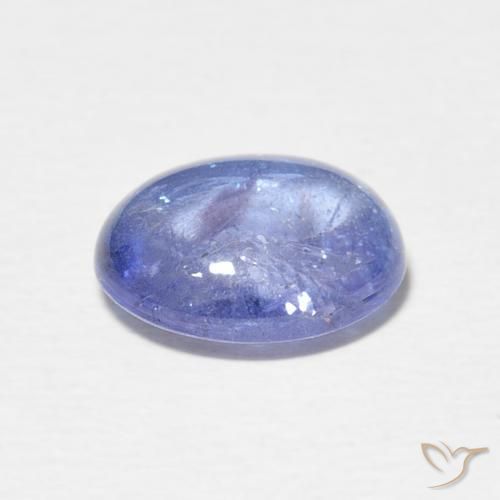 Tanzanite Bleu clair naturelle ovale, 3.17 ct, Transparent