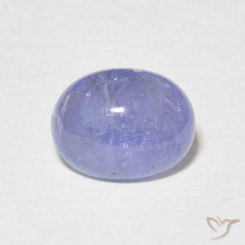 Tanzanite Bleu violet intense naturelle ovale, 2.50 ct, Translucide