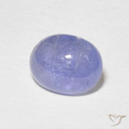 Tanzanite Bleu violet intense naturelle ovale, 2.50 ct, Translucide