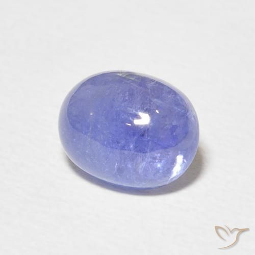 Tanzanite Bleu violet intense naturelle ovale, 3.21 ct, Translucide
