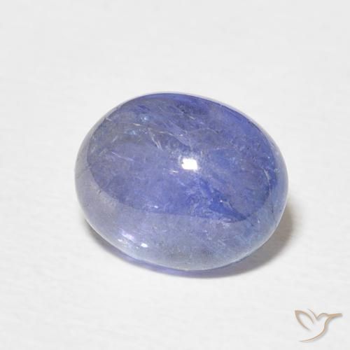 Tanzanite Bleu pastel naturelle ovale, 3.89 ct, Translucide