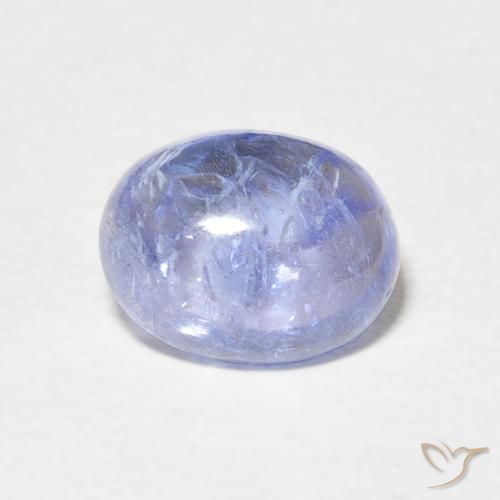 Tanzanite Bleu clair naturelle ovale, 3.73 ct, Transparent