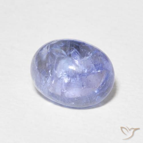 Tanzanite Bleu clair naturelle ovale, 3.73 ct, Transparent