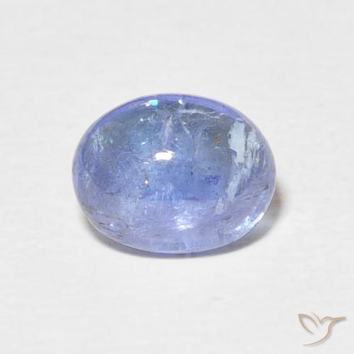 Tanzanite Bleu pastel naturelle ovale, 2.57 ct, Transparent