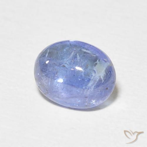 Tanzanite Bleu pastel naturelle ovale, 2.57 ct, Transparent